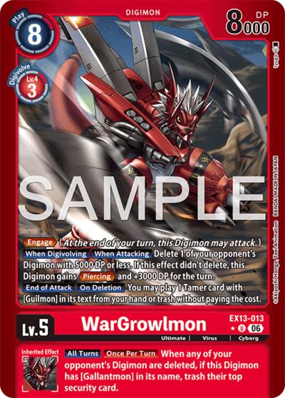 WarGrowlmon (Limited Foil)