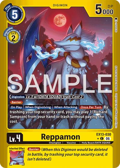 Reppamon (Limited Foil)
