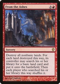 From the Ashes - Commander 2013 - Magic: The Gathering card