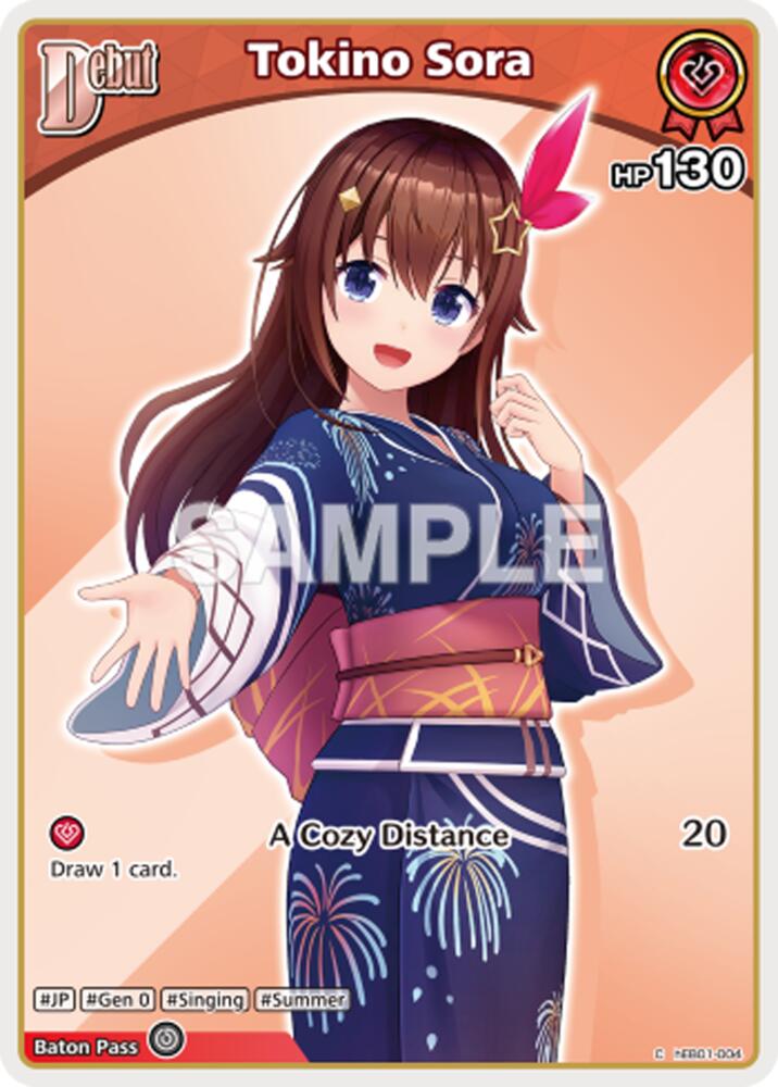 Tokino Sora (Extra Booster: Summer hologram) — hololive OFFICIAL CARD GAME card