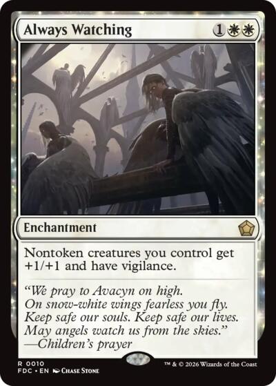 Always Watching from FDC #10, Magic: The Gathering card