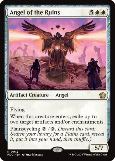 Angel of the Ruins from FDC #12, Magic: The Gathering card