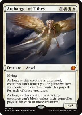 Archangel of Tithes #17 – Commander: Foundations (Mythic)
