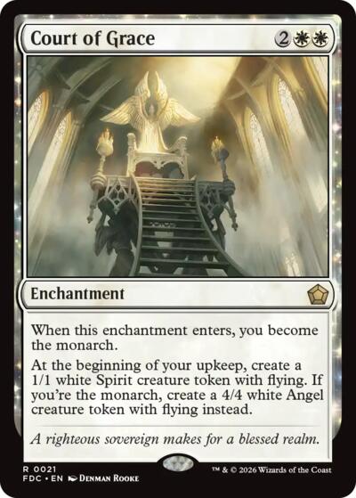 Court of Grace from FDC #21, Magic: The Gathering card