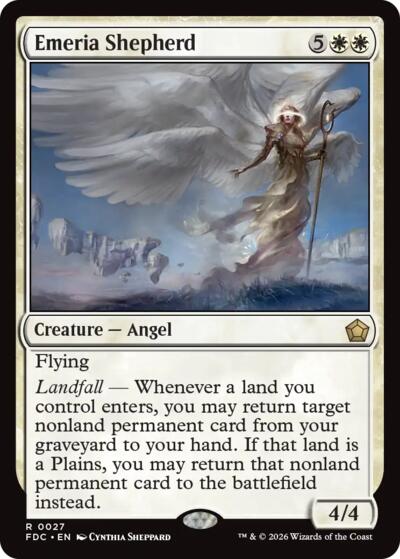 Emeria Shepherd from FDC #27, Magic: The Gathering card