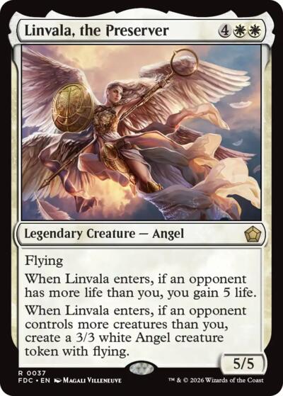 Linvala, the Preserver from FDC #37, Magic: The Gathering card