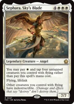 Sephara, Sky's Blade #47 – Commander: Foundations (Rare)
