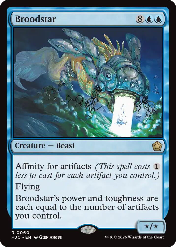 Broodstar from Commander: Foundations (FDC) #60, Magic: The Gathering card