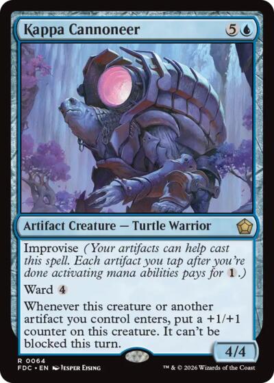 Kappa Cannoneer from FDC #64, Magic: The Gathering card