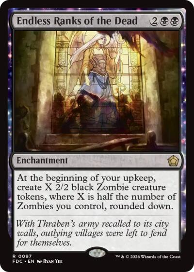 Endless Ranks of the Dead from FDC #97, Magic: The Gathering card
