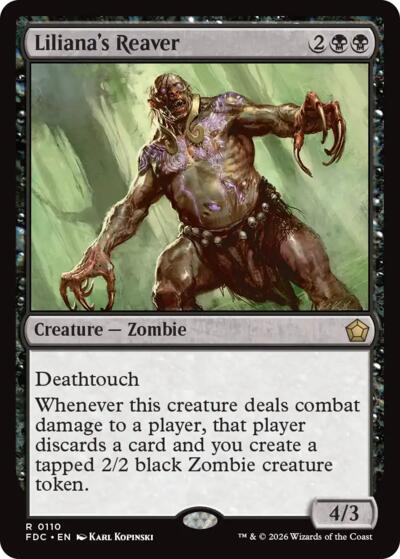 Liliana's Reaver from FDC #110, Magic: The Gathering card