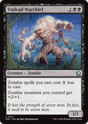 Undead Warchief 131 — Commander: Foundations