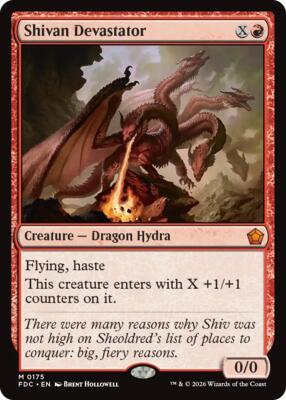 Shivan Devastator #175 – Commander: Foundations (Mythic)