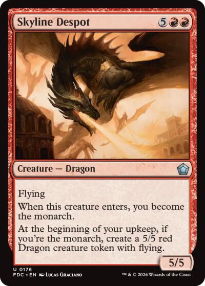 Skyline Despot from FDC #176, Magic: The Gathering card