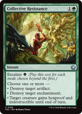 Collective Resistance #196 – Commander: Foundations (Uncommon)