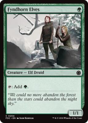 Fyndhorn Elves #204 – Commander: Foundations (Common)