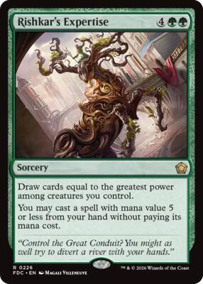 Rishkar's Expertise #226 – Commander: Foundations (Rare)