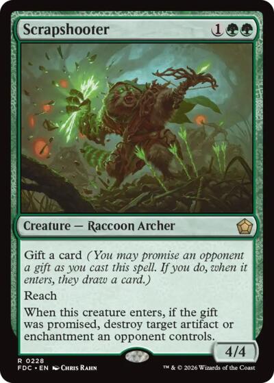 Scrapshooter from FDC #228, Magic: The Gathering card