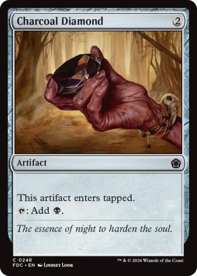 Charcoal Diamond from FDC #248, Magic: The Gathering card
