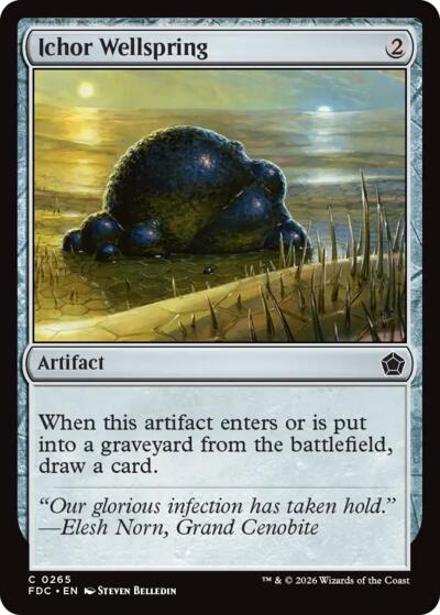 Ichor Wellspring from FDC #265, Magic: The Gathering card