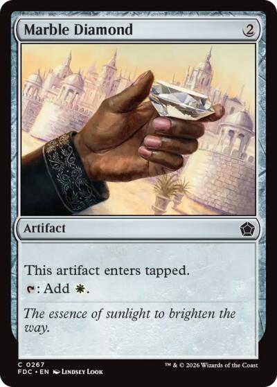 Marble Diamond from FDC #267, Magic: The Gathering card