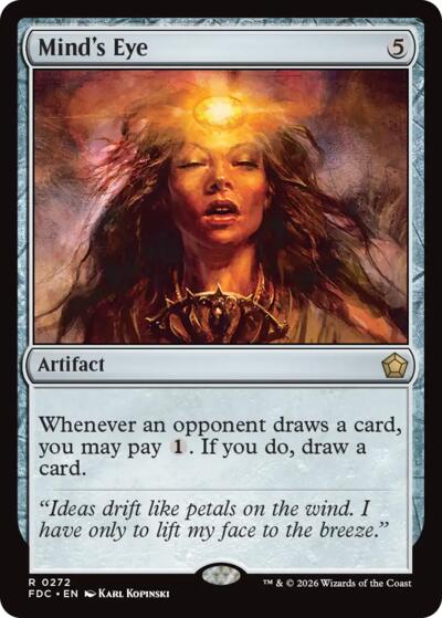 Mind's Eye from FDC #272, Magic: The Gathering card