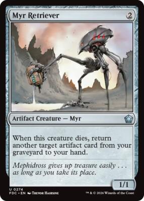 Myr Retriever #274 – Commander: Foundations (Uncommon)