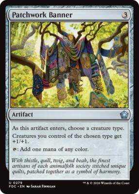 Patchwork Banner #279 – Commander: Foundations (Uncommon)