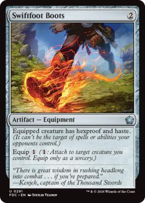 Swiftfoot Boots #291 – Commander: Foundations (Uncommon)