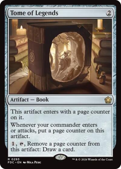 Tome of Legends from FDC #293, Magic: The Gathering card
