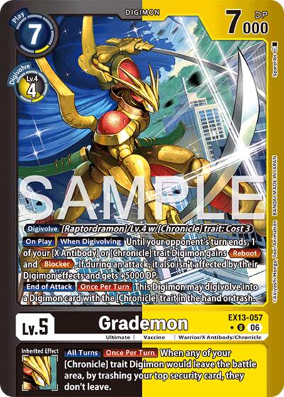 Grademon (Limited Foil) #EX13-057 U (Chivalrous XIII)