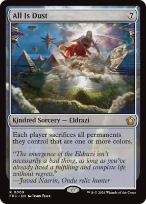 All Is Dust #9 – Commander: Foundations (Rare)