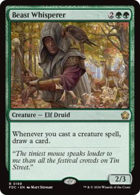 Beast Whisperer 189 — Commander: Foundations