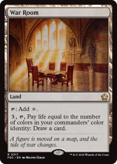 War Room from FDC #317, Magic: The Gathering card