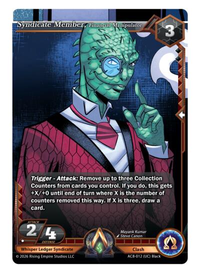 Syndicate Member, Financial Manipulator