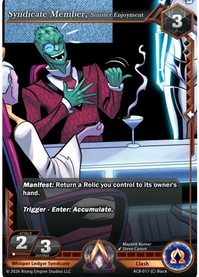 Syndicate Members, Sinister Enjoyment