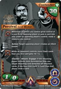 Percival Pendervick, Lead Broker (Staff P)