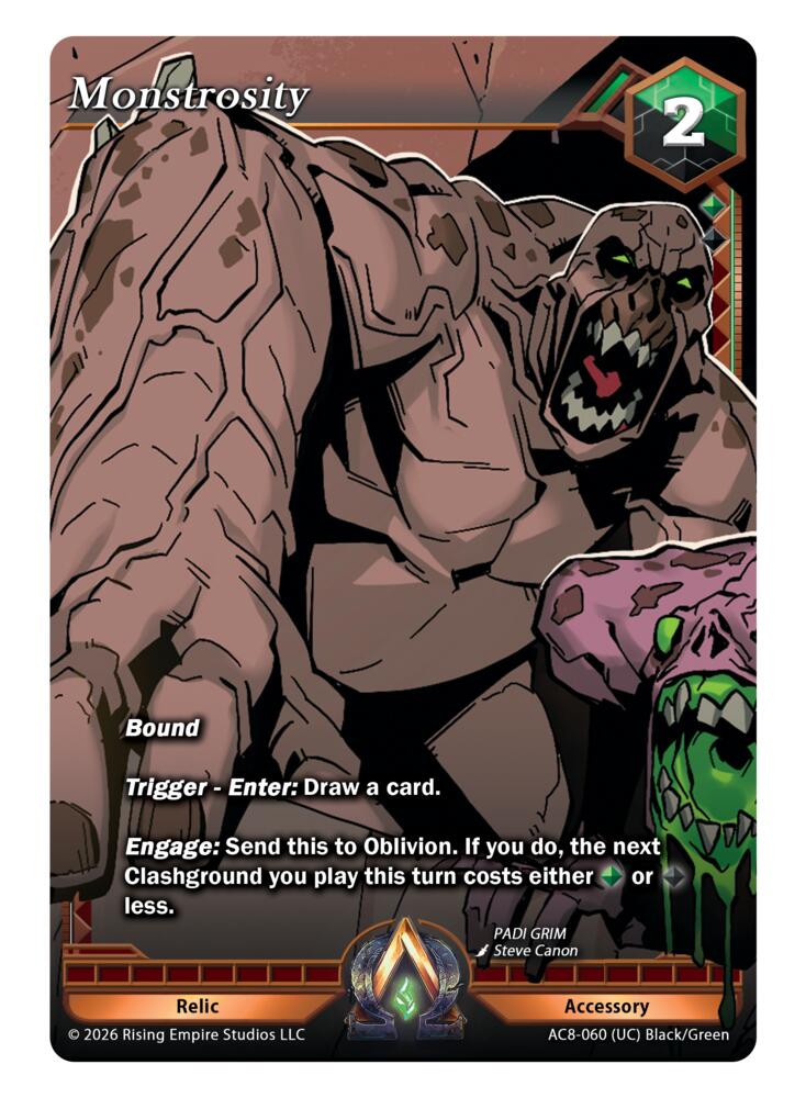 Monstrosity - Nexus of Power - Alpha Clash - TCGplayer.com