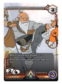 Nexus of Power Master Zephyrion, Holding the Line #AC8-087 (UC) White
