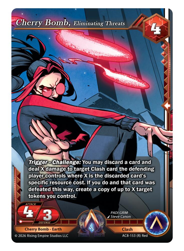 Cherry Bomb, Eliminating Threats - Nexus of Power - Alpha Clash