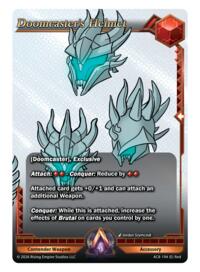 Nexus of Power Doomcaster's Helmet (E) #AC8-194 (E) Red