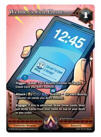 Nexus of Power Webber's Cell Phone #AC8-195 (P) Black