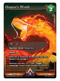 Nexus of Power Dragon's Wrath #AC8-196 (P) Green