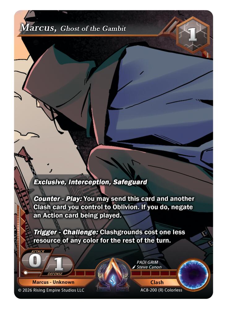 Marcus, Ghost of the Gambit - Nexus of Power - Alpha Clash