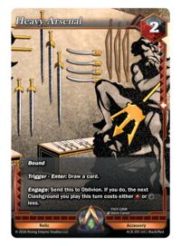 Nexus of Power Heavy Arsenal #AC8-203 (UC) Black/White