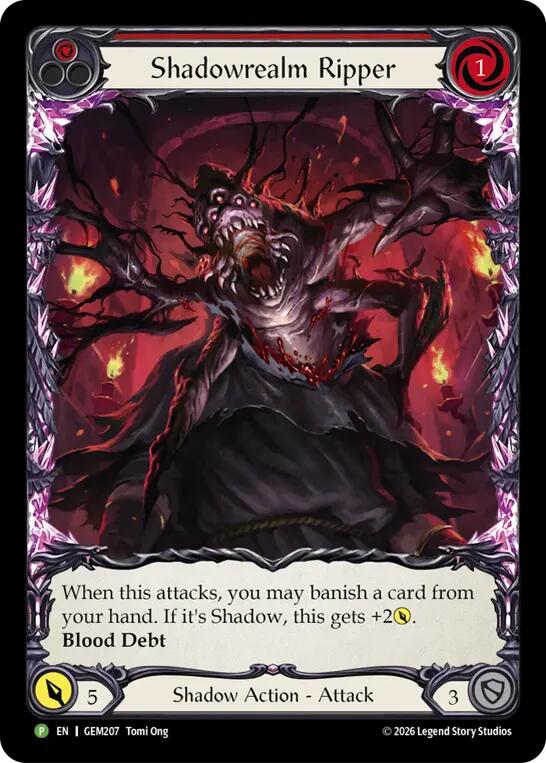 Shadowrealm Ripper GEM207/35 — GEM Pack 6
