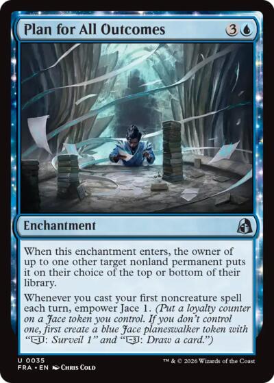 Plan for All Outcomes from FRA #35, Magic: The Gathering card