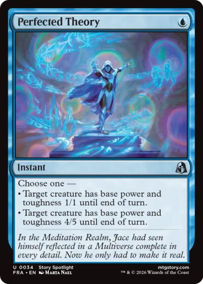 Perfected Theory from FRA #34, Magic: The Gathering card