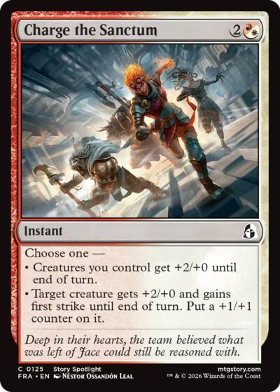 Charge the Sanctum from FRA #125, Magic: The Gathering card