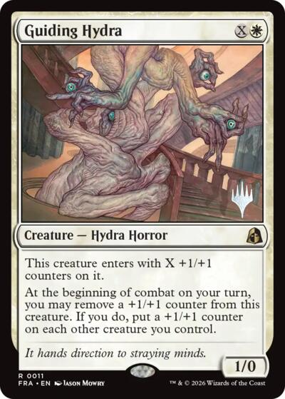 Guiding Hydra (Promo Pack) from PFRA #11p, Magic: The Gathering card